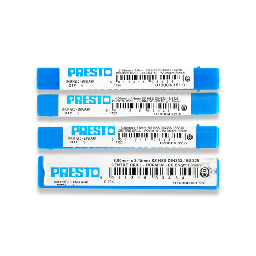 Presto centre drill - drill, set