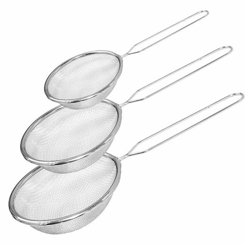 3pc stainless steel tea - 1x,
