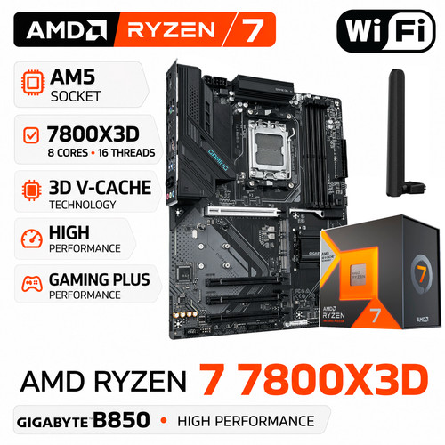 Amd ryzen 7800x3d gigabyte - amd,